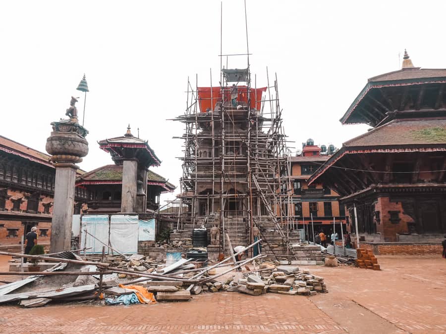 sporen aardbeving Nepal