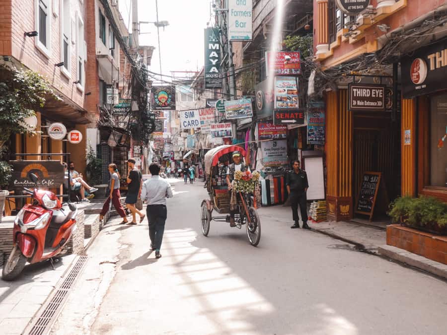 fietstaxi kathmandu