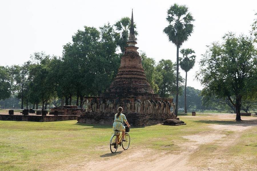 fietsen in sukhothai