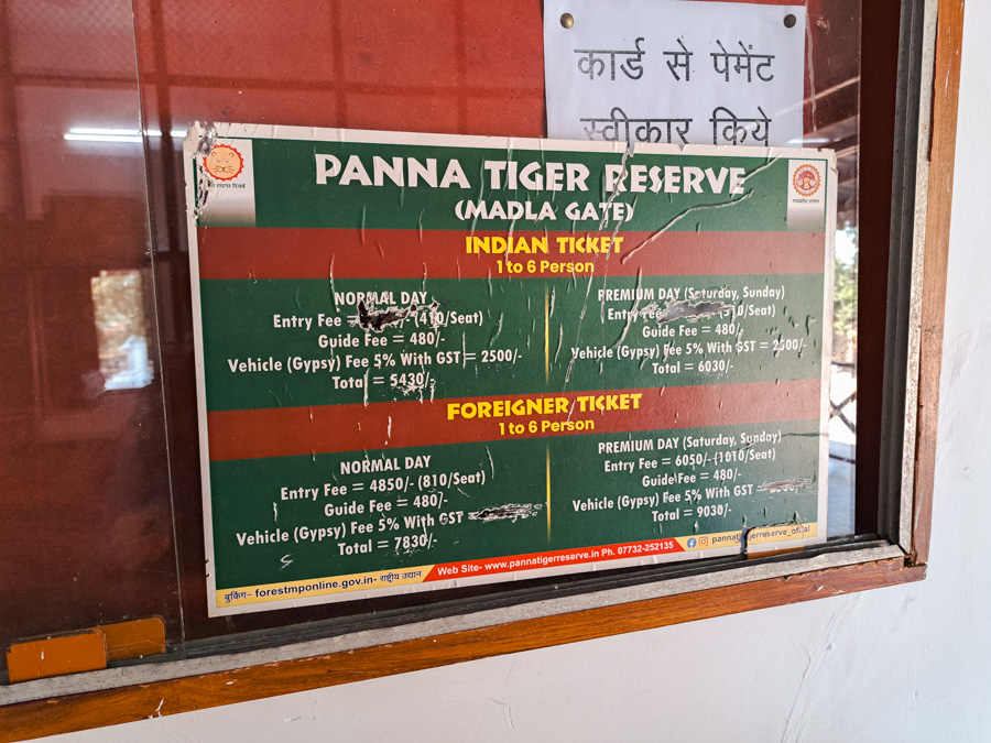 kosten tijgersafari india