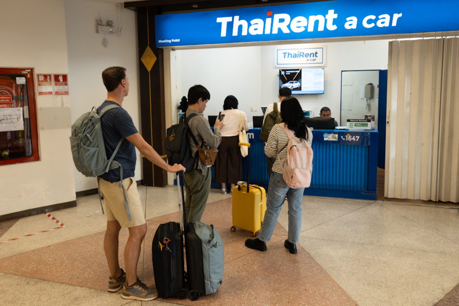 betrouwebaar autoverhuurbedrijf thailand